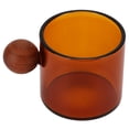 thumbnail image 1 of Taza De Café Especial Con Mango De Bola De Madera, Taza De Café De Vidrio Taza De Café De Vidrio Transparente Taza De Café Eficiencia Óptima, 1 of 8