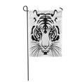 thumbnail image 1 of SIDONKU Face Black Tiger White Circus Head Tattoo Mean Stripes Garden Flag Decorative Flag House Banner 28x40 inch, 1 of 1