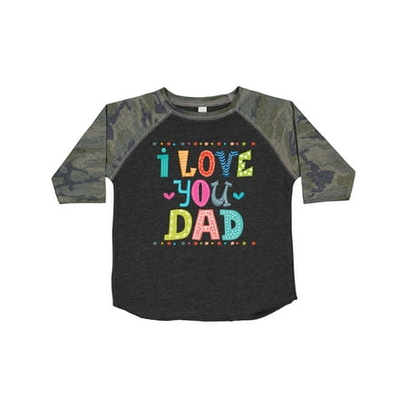 

Inktastic Fathers Day I Love You Dad Gift Toddler Boy or Toddler Girl T-Shirt