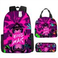 thumbnail image 1 of Fortress Night Children's Schoolbag Primary And Secondary School Student Backpack Lightweight Digital Print Lunch, 1 of 1