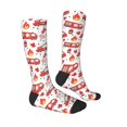 thumbnail image 3 of Balery Fire Truck Fun Novelty Socks Men'S Women'S Crew Socks Funny Crazy Novelty Socks Quirky And Cool Socks, 3 of 9