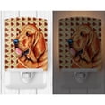 thumbnail image 2 of Caroline's Treasures LH9106CNL Bloodhound Fall Leaves Portrait Ceramic Night Light, 6x4x3", multicolor, 2 of 2
