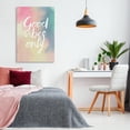 thumbnail image 3 of Stupell Industries Good Vibes Only Ombre Typography Painting Gallery Wrapped Canvas Art Print Wall Art, 30 x 45, 3 of 8