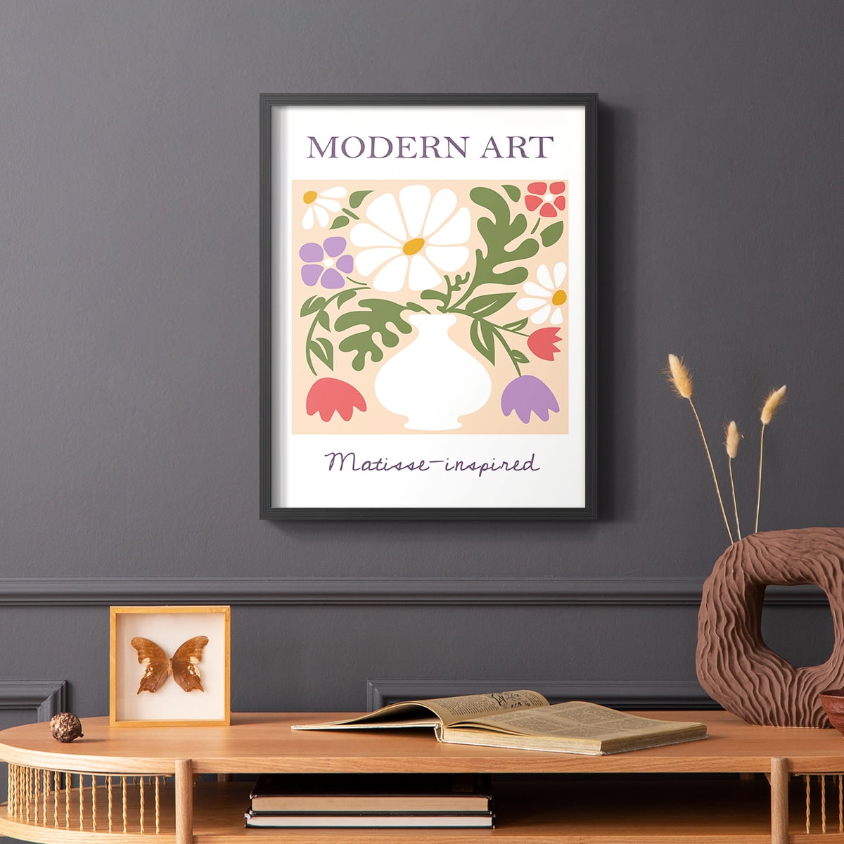 Matisse LXI Framed Print - Solid Wood