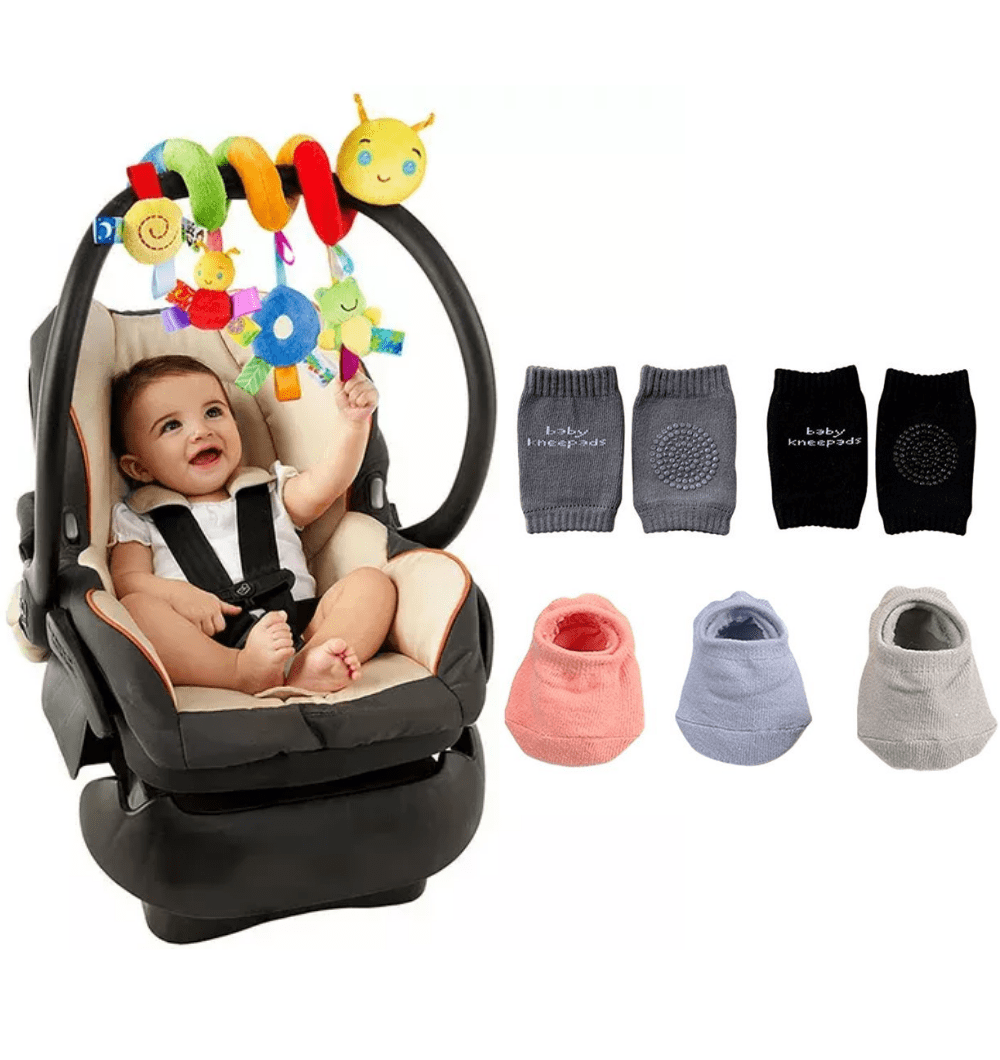 Baby Activity Spiral Stroller Car Seat Lathe Hanging Bed Around Toys