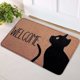 thumbnail image 1 of Felpudo de bienvenida para gatos, felpudo para interiores y exteriores, bonito felpudo con respaldo antideslizante, felpudo de bienvenida para entrada, cocina, porche, 31,5 x 19,3 pulgadas, 1 of 7