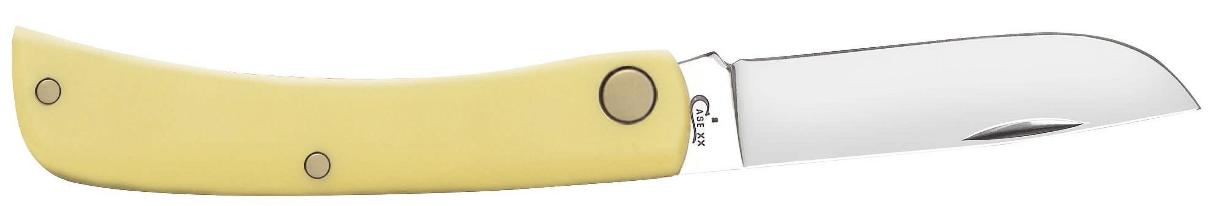 Case Sod Buster Jr. Yellow Chrome Vanadium 3.63 in. Pocket Knife