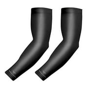 1 Pair Bucwild Sports Arm Cooling Sun Protection Compression Arm Sleeves - Youth & Adult Sizes - Baseball Basketball Golf Tenn