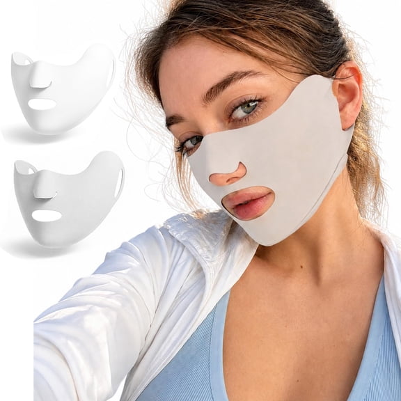DOVACKA UPF 50 UV Face Mask for Women, Open Nose Mouth Ice Silk Sun Protection Face Cover for Golf Driving Running