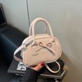 thumbnail image 3 of Bolso Cuerpo Cruzado Lindo Bownot Shoulder Pu Cuero Gran Capacidad Travel Shopping Party Bag, 3 of 9