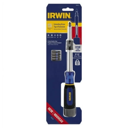 UPC: 0042526944048 | Irwin Tools 1948779 Extending Screwdriver with 5 Impact Bits