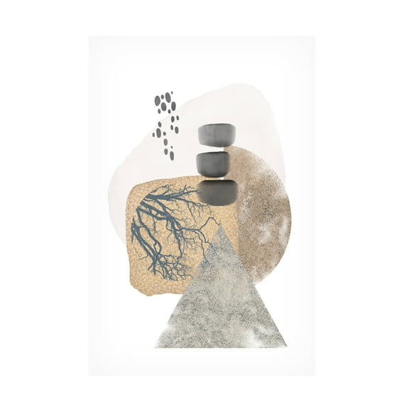 Trademark Fine Art Sally Ann Moss Neutral Silk 2 Canvas Wall Art