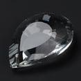 thumbnail image 3 of 20 pc Transparent Glass Pendants Faceted Teardrop for Chandelier Hanging Pendants Clear 50x33x15mm Hole: 1.6mm, 3 of 3