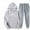 Gray, variant on Brondbend Women Sweatsuits Sets Pullover Hoodie Women Long Sleeved Pocket Drawstring Pullover Printed Stretchy Waist Jogger Outfits Comfortable Loose Tracksuits Athletic Fall Winter Sets Beige
