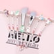 thumbnail image 2 of Cute Makeup Brushes 7pcs Cute Makeup Brushes Metal Handle Kawaii Makeup Brush For Eyeshadow Blusher Highlight Concealer With Storage Bag ANGGREK Otros, 2 of 8