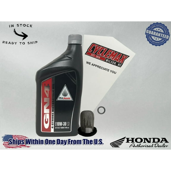 Cyclemax Standard 10W-30 Oil Change Kit fits 2022-2025 Honda NAVI