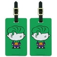 thumbnail image 1 of Batman Joker Cute Chibi Character Luggage ID Tags Suitcase Carry-On Cards - Set of 2, 1 of 6
