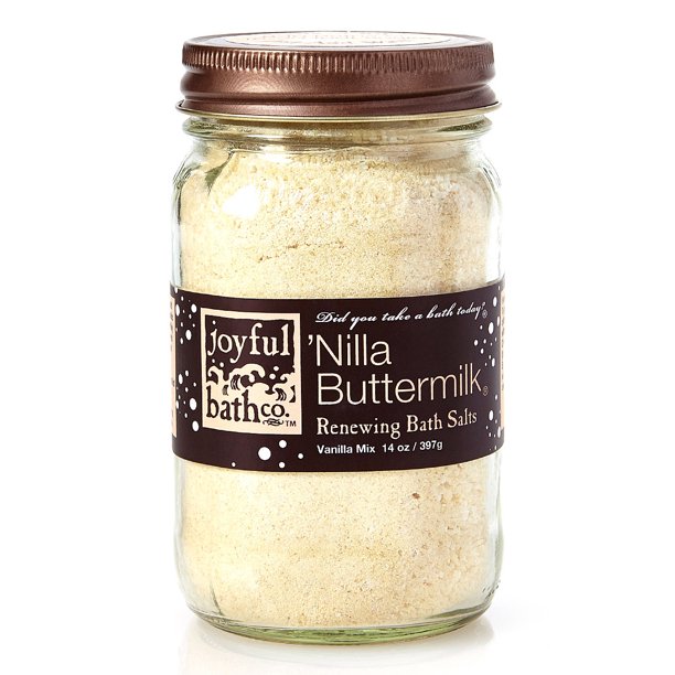Joyful Bath Co. Nilla Buttermilk Releasing Bath Salts, Vanilla Mix, 14