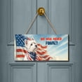 thumbnail image 2 of Patriot West Highland White Terrier We Will Never Forget Patriotic Remembrance Day Landscape Wood Sign Westie Westy Dog Lover Hanging Wall Home Decor - 12014, 2 of 5