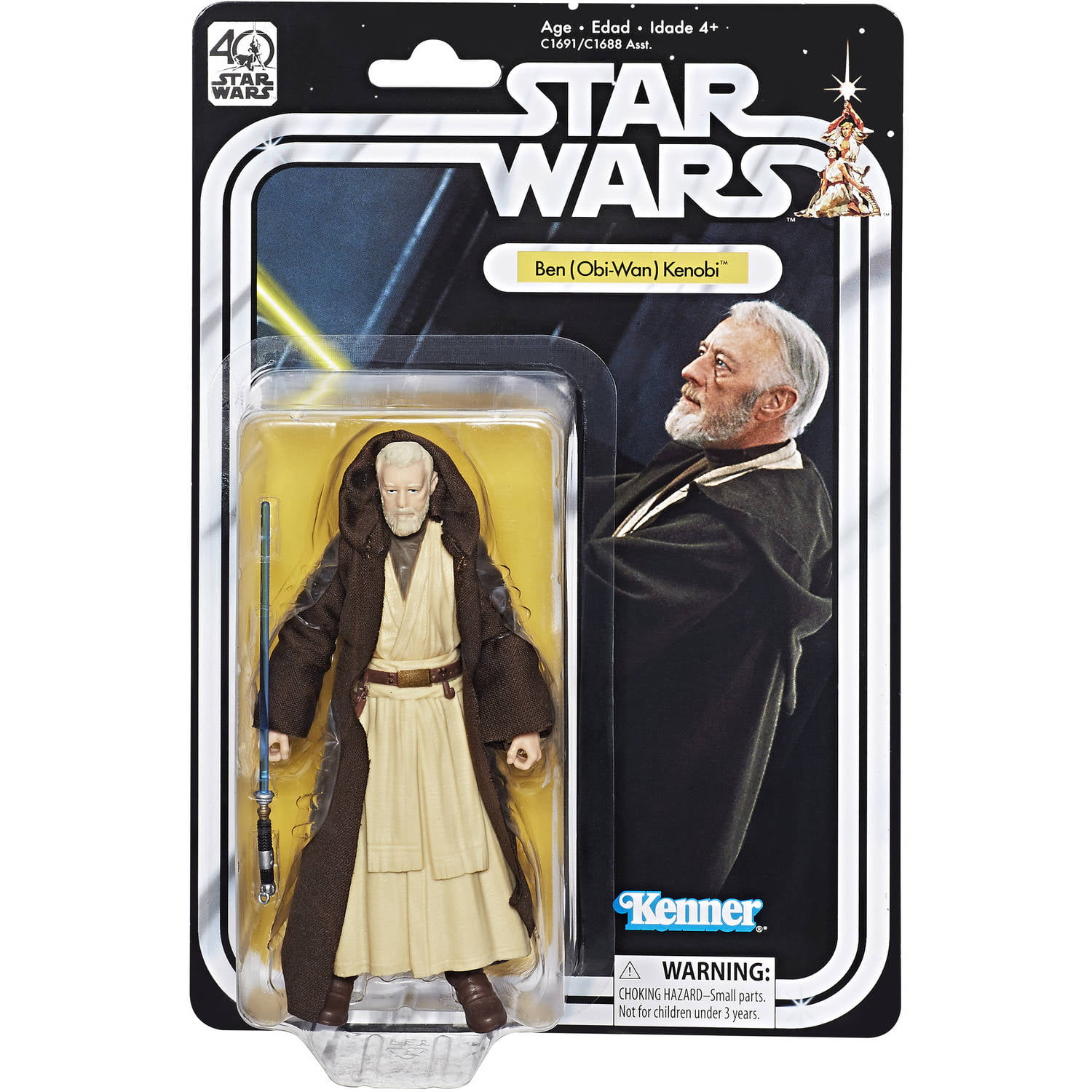 Ben Obi-Wan Kenobi 6/" The Black Series STAR WARS Hasbro MOC 40th Anniversary