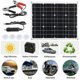thumbnail image 2 of Juego de paneles solares de 300w, 12v/24v, cargador con Clip de batería + controlador de 40a para coche, caravana y caravana, 2 of 5