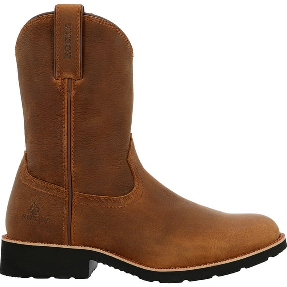 Rocky Monocrepe Unlined Pull-On Western Boot