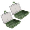 thumbnail image 3 of Carp Fishing Tackle Box, Mini Storage Box Sturdy Green 105x70x25 Mm  For Fishing 1 Compartment, 3 of 8
