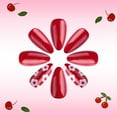 thumbnail image 4 of JROCHE 24Pcs Almond Press on Nail French Fake Nail Glues on Nail Artificial Nail Gift, 4 of 10