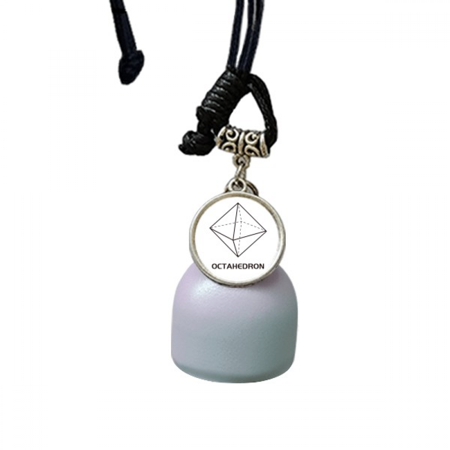 Octahedral Mathematical Geometric Space Wind Chimes Bell Car Pendant