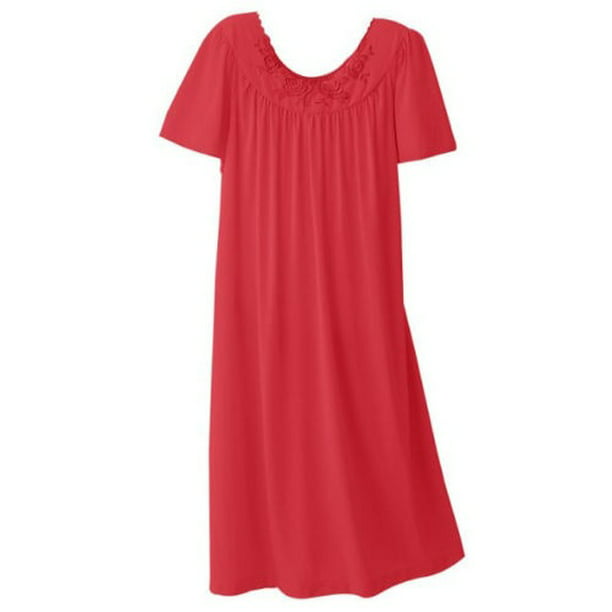 Shadowline Petals Short Sleeve Gown - 36280 - Walmart.com