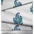 thumbnail image 2 of Soimoi Viscose Chiffon Fabric Floral & Paisley Block Print Fabric by The Yard 42 Inch Wide, 2 of 3