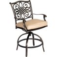 thumbnail image 4 of Hanover Monaco 3-Piece High-Dining Bistro Set, 4 of 8
