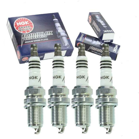 4 pc NGK Iridium IX Spark Plugs compatible with Kia Optima 2.4L L4 2006-2008