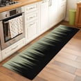 thumbnail image 3 of Kitchen Runner 2 x 6 Ft, Sage Green Black Ombre Non-Slip Residential Carpet, Modern Abstract Striped Gradient Indoor Crawling Mats Runner Rugs for Living Room/Dining Room/Bedroom, 3 of 9