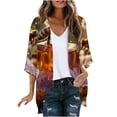 thumbnail image 2 of LOVZFMLL Cardigan pour Femme Cardigan Veste Imprimée Été Style Mince Agréablement Frais, 2 of 5