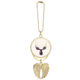thumbnail image 1 of Reindeer Animal Head  Artistic Effect Colourful Car Keychain Angel Wing Pendant, 1 of 4