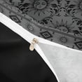 thumbnail image 3 of Homewish Boho Sun Moon Twin Duvet Cover, Victorian Damask Aztec Twin Bedding, Gray Black, Black Reversible 2pcs, 1 Duvet Cover and 1 Pillowcase, 3 of 5