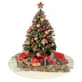 Christmas Tree Skirt Train Halloween Tree Skirt Fall Winter Tree