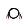 thumbnail image 3 of 6 FT Red/White 2 RCA To 2 RCA Stereo Channel L/R Audio Cable Gold Plated, 3 of 3