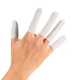 thumbnail image 1 of Peahefy Finger Cot Protector,100Pcs/Bag Disposable Anti Static Protective Rubber Finger Cots Tattoo Nail Art Accessory, Rubber Finger Cot, 1 of 5