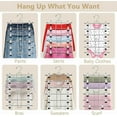thumbnail image 4 of Pants Hangers with Clips,Space Saving Hanging Closet Organizer-6 Tiers Skirt Hangers with 360 °   Swivel Hook,Closet Organizer-Clothes Hangers- College Dorm Essentials Apartment Essentials-2 Pack, 4 of 10