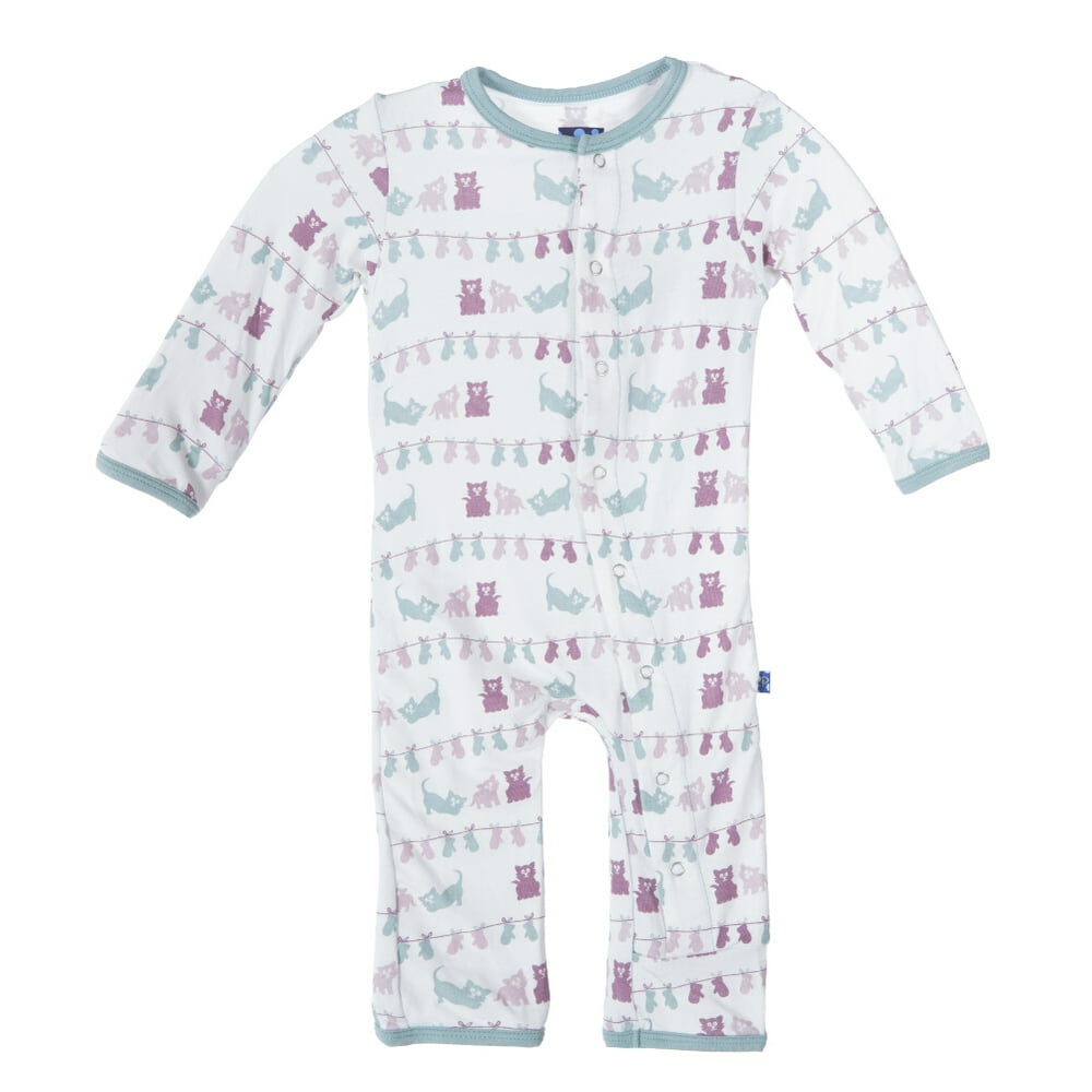 KicKee Pants KicKee Pants Baby Girls Coverall Little Kittens' Lost