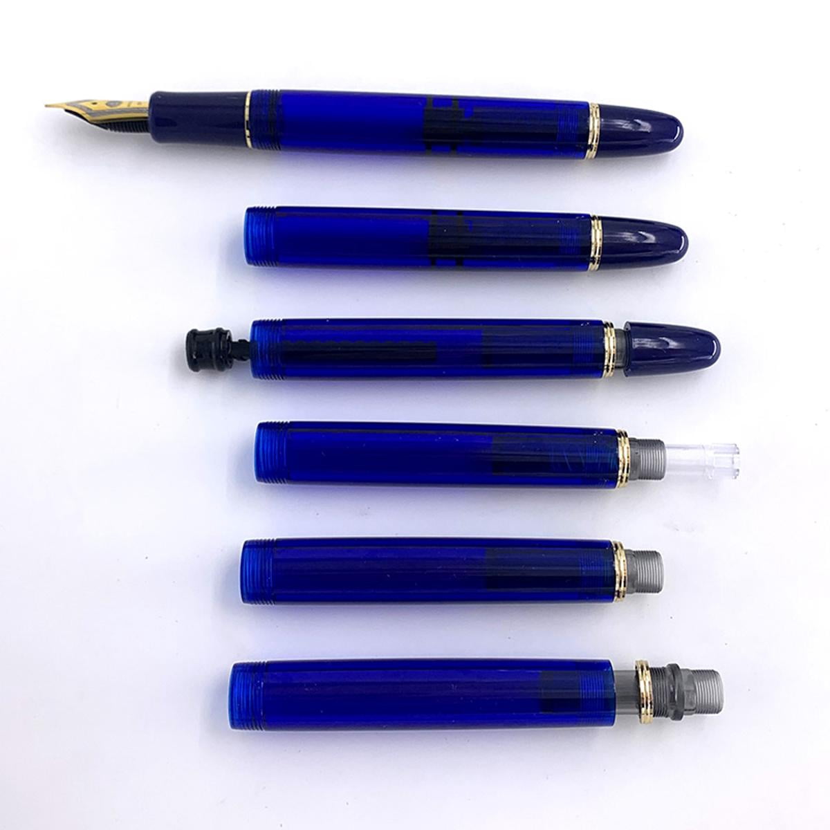 1 x Fountain Pen Golden Clip EF/M Nib Office/Business/Writing/Students/Calligraphy/Collectibles