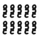 thumbnail image 1 of 10Pcs Adjustable Camping Tent Rope Buckle S Shaped Tensioner Set Outdoor Camping Tent Fixing Accessories, 1 of 5
