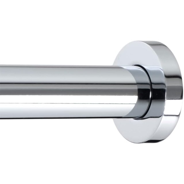 Shower Tension Curtain Rod - Adjustable Spring Tension Rod for Shower Curtains Bathroom or Windows Easy to Install No Drilling Requi Rustproof Adjustable to Warm Gold
