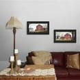 thumbnail image 2 of Trendy Decor 4U TrendyDecor4U Traditional "Antique Barn & Quilt Barn"  2-Piece Vignette by Billy Jacobs - Earthtone, 2 of 4