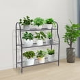 thumbnail image 6 of Miumaeov 3 Tier Flower Pot Plant Stand Metal Shoe Shelf Display Organizer Outdoor Indoor, 6 of 9
