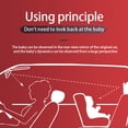thumbnail image 4 of Espejo de coche de bebé Espejo de asiento de coche de seguridad para mirar hacia atrás, 4 of 8