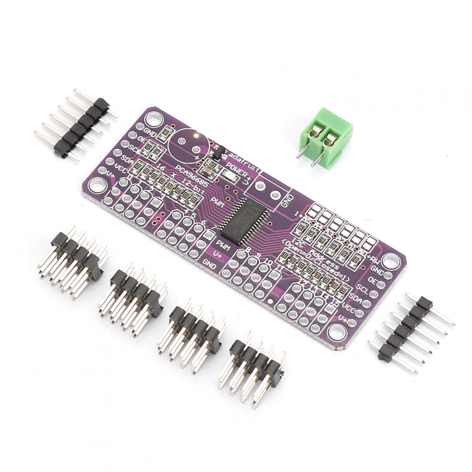 Servocontrolador PWM, PCA9685 Servocontrolador De Canal De 16 Canales Y