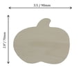 thumbnail image 3 of Creative Hobbies Unfinished Wood Pumpkin Cutout Shapes, Ready to Paint or Decorate, 3.5 Inch Wide | 12 Pack, 3 of 3